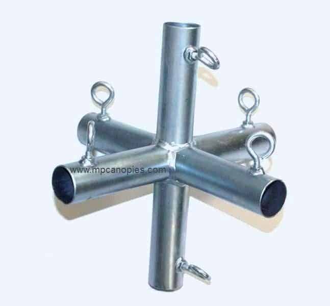F6 (6 way fitting) 3/4" MP Canopies & Tarps, LLC