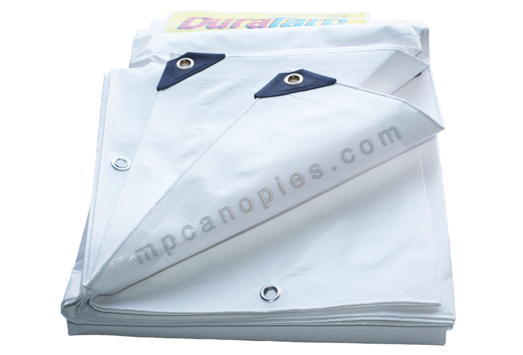 12 x 30 White Duratarp® MP Canopies & Tarps, LLC