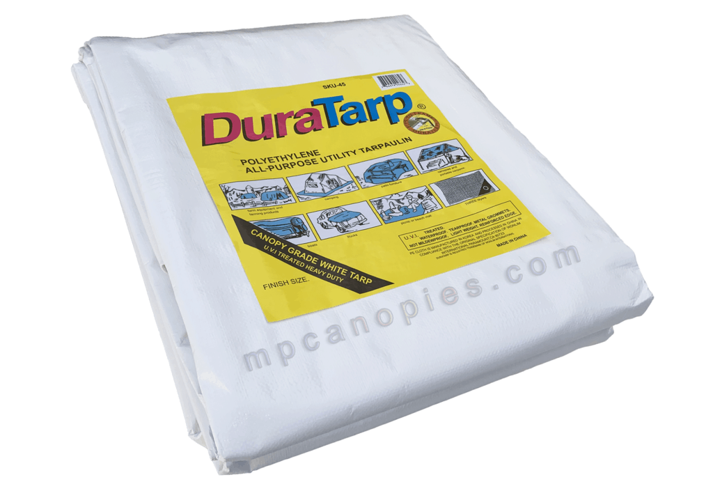 10 x 16 White Tarp MP Canopies & Tarps, LLC