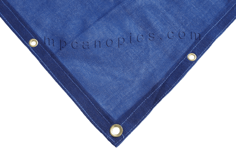 08 x 20 Blue Mesh Tarp MP Canopies & Tarps, LLC